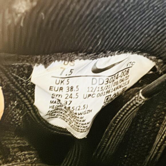 Nike Shoes Womens 7.5 Black Red React Infinity Run Flyknit Running Sneakers - Picture 12 of 13